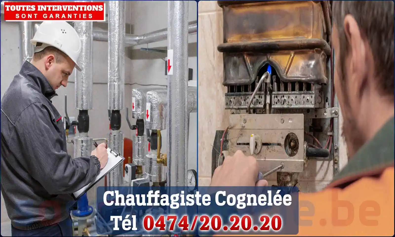 Chauffagiste agréé à Cognelée 5022