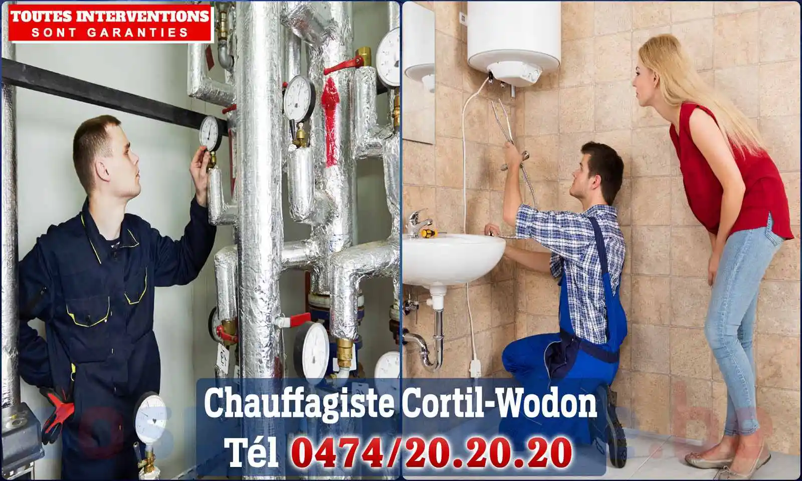 Chauffagiste agréé à Cortil-Wodon 5380