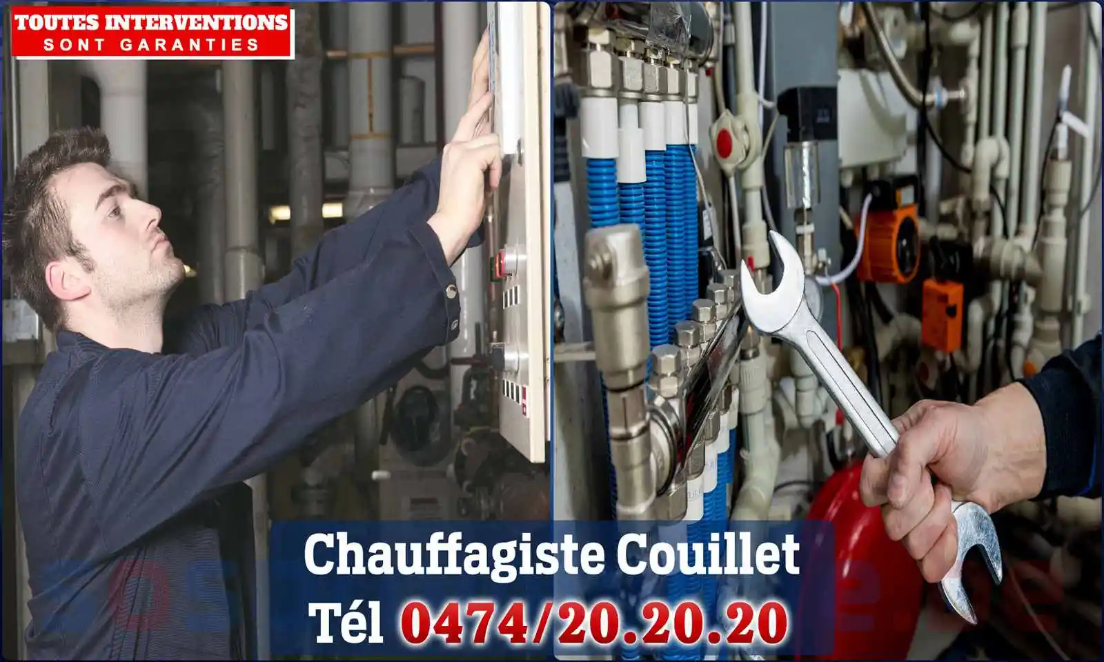 Chauffagiste agréé à Couillet 6010