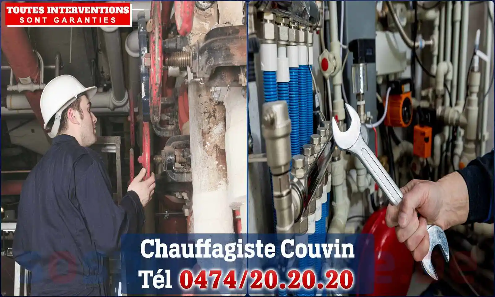 Chauffagiste agréé à Couvin 5660