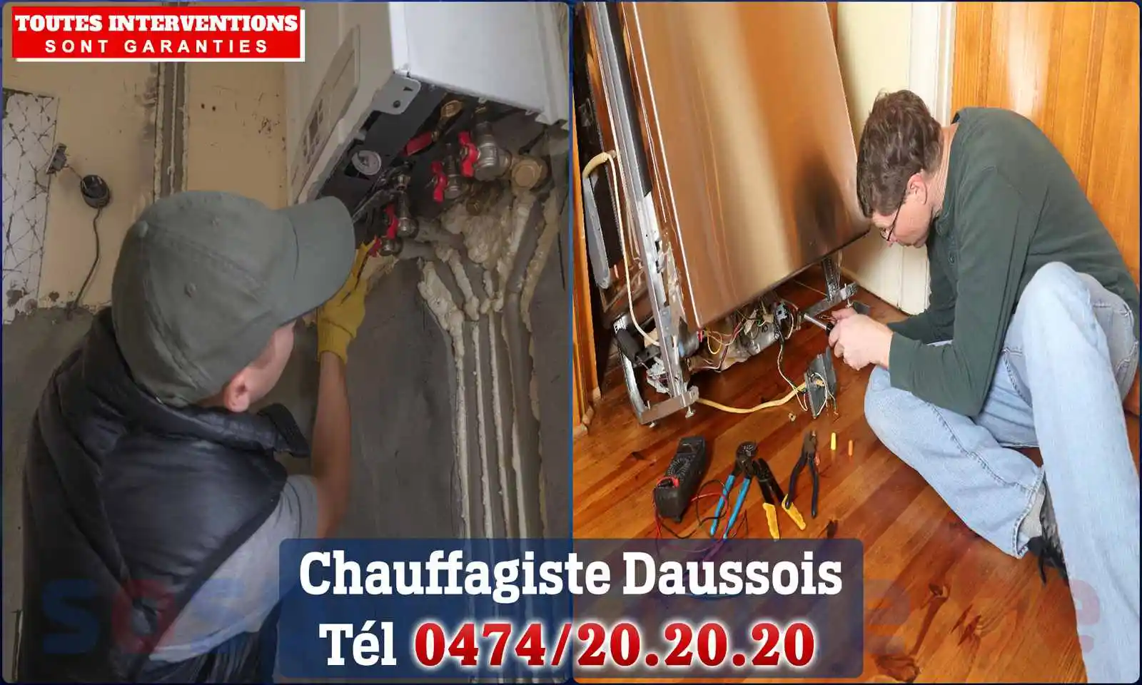 Chauffagiste agréé à Daussois 5630