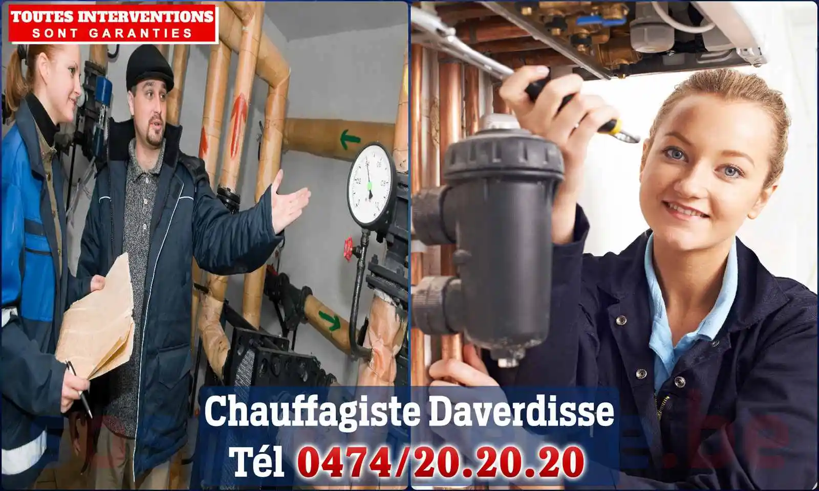 Chauffagiste agréé à Daverdisse 6929