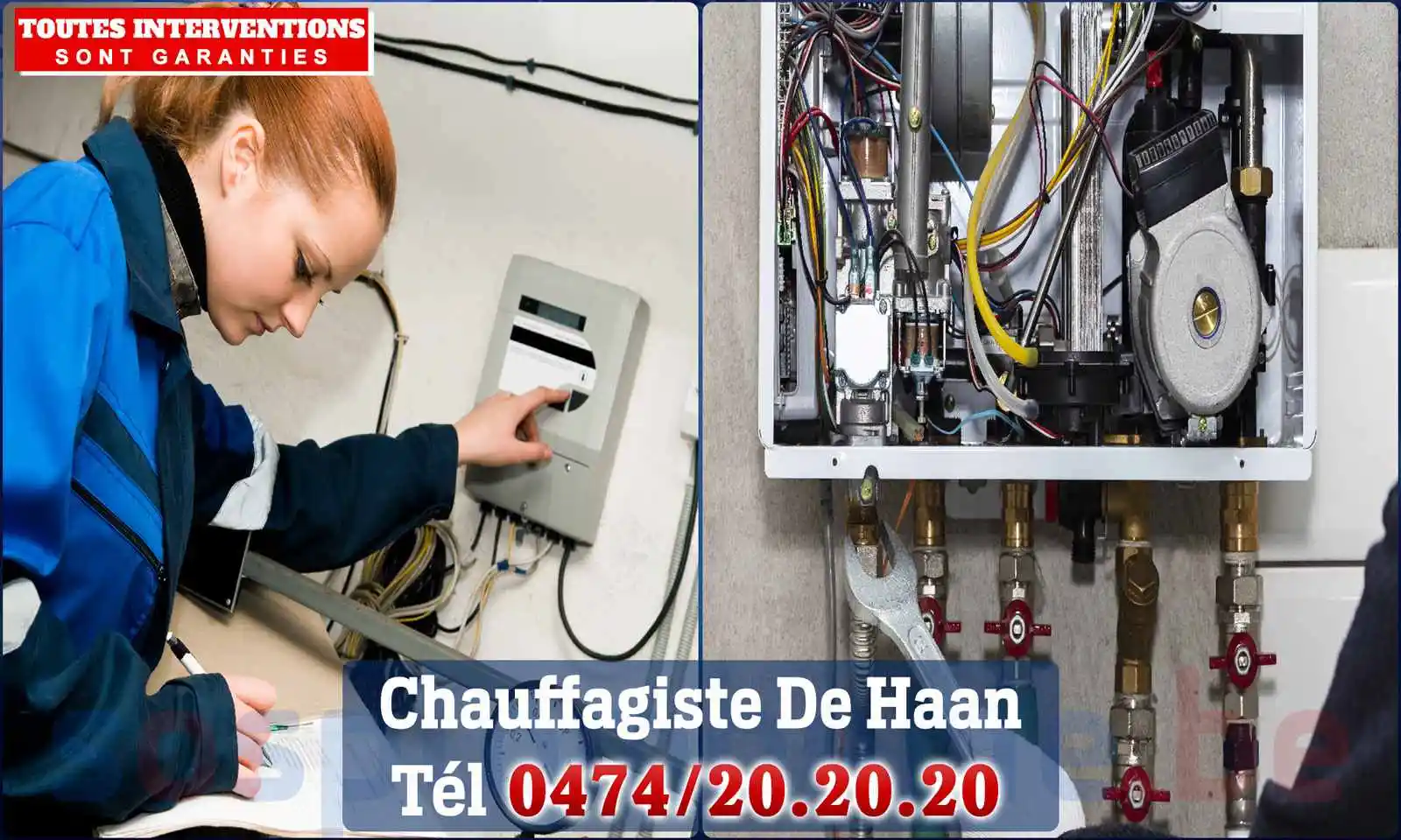 Chauffagiste agréé à De Haan 8420
