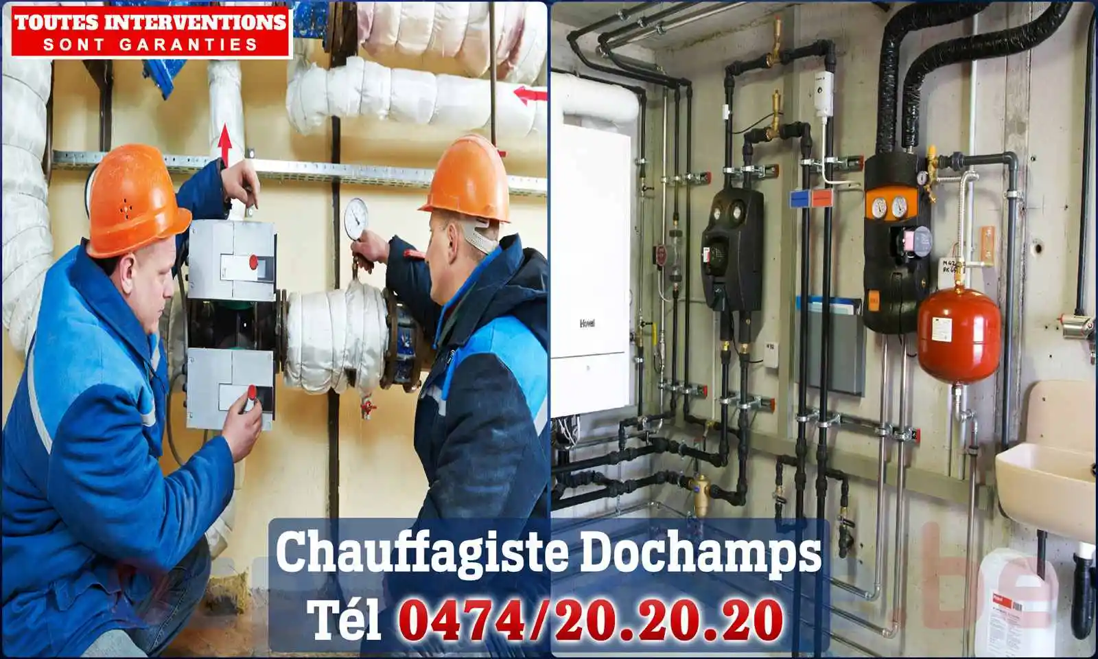 Chauffagiste agréé à Dochamps 6960