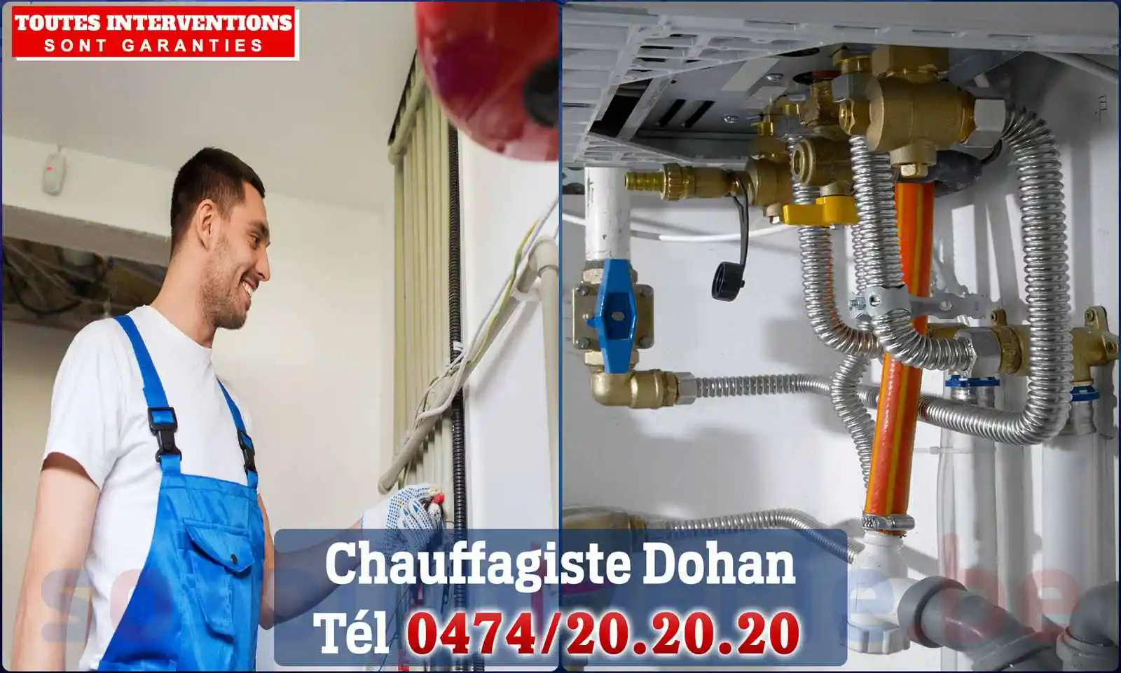 Chauffagiste agréé à Dohan 6836