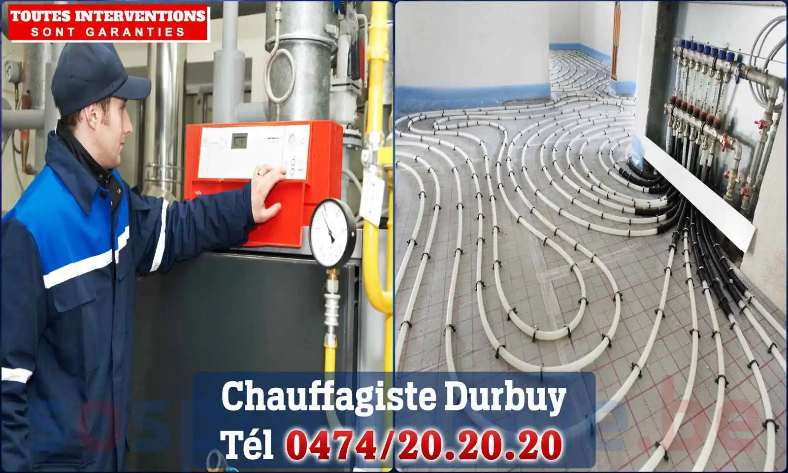 Chauffagiste agréé à Durbuy 6940