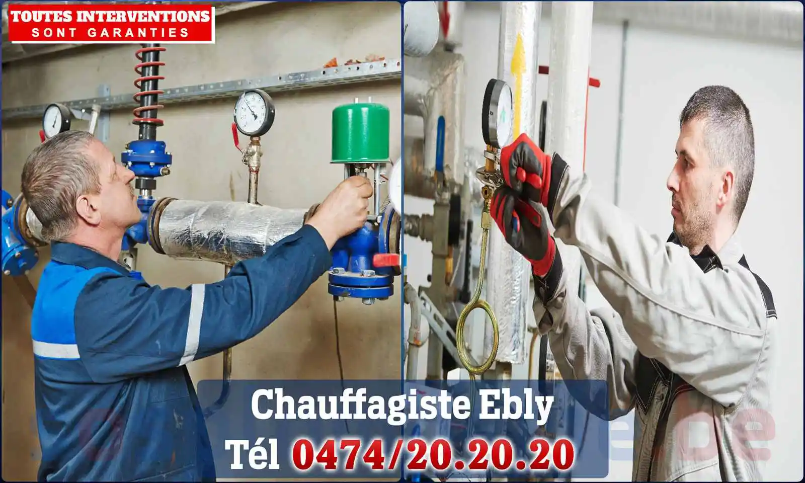 Chauffagiste agréé à Ebly 6860