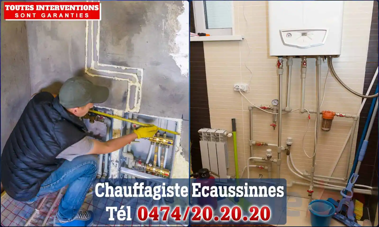 Chauffagiste agréé à Écaussinnes 7190