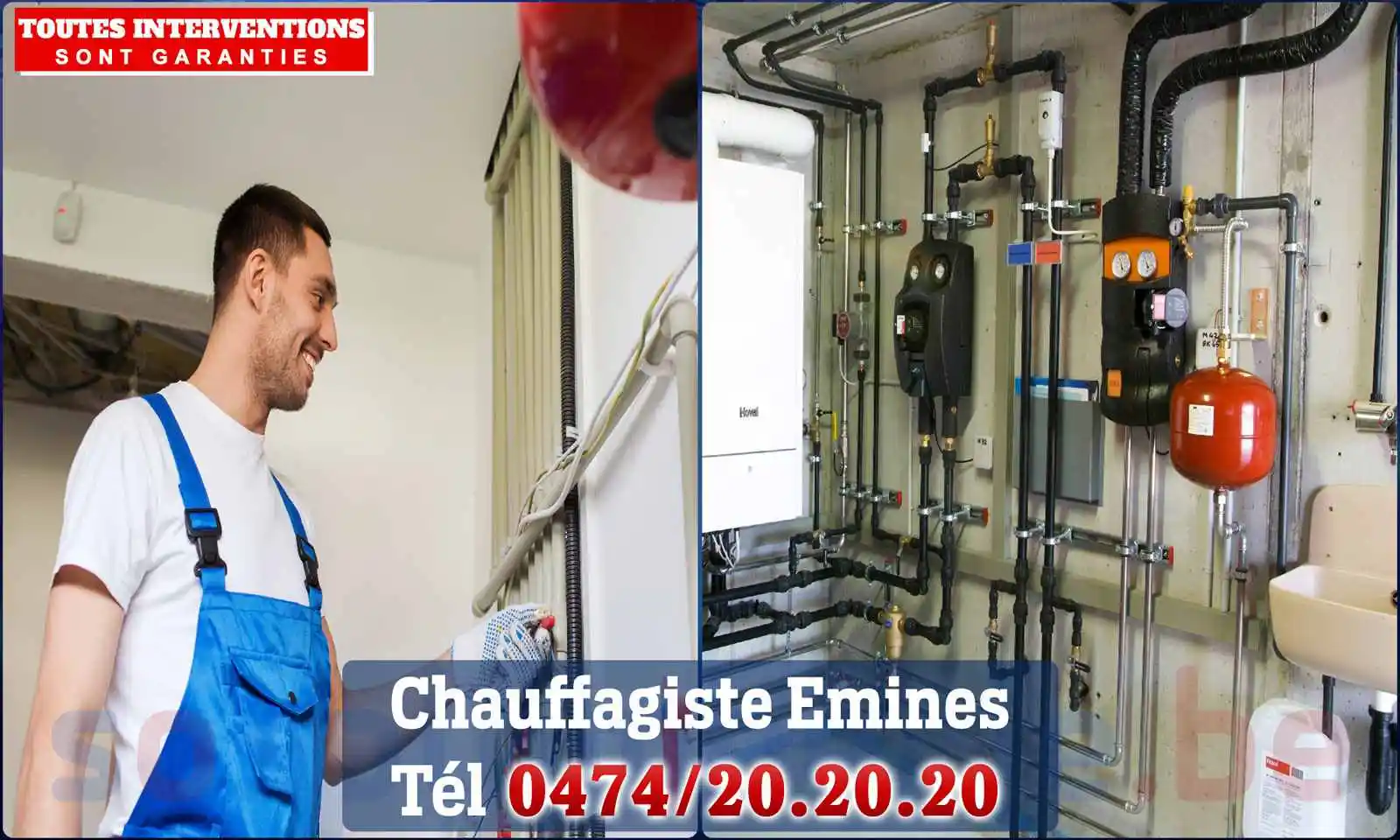 Chauffagiste agréé à Émines 5080