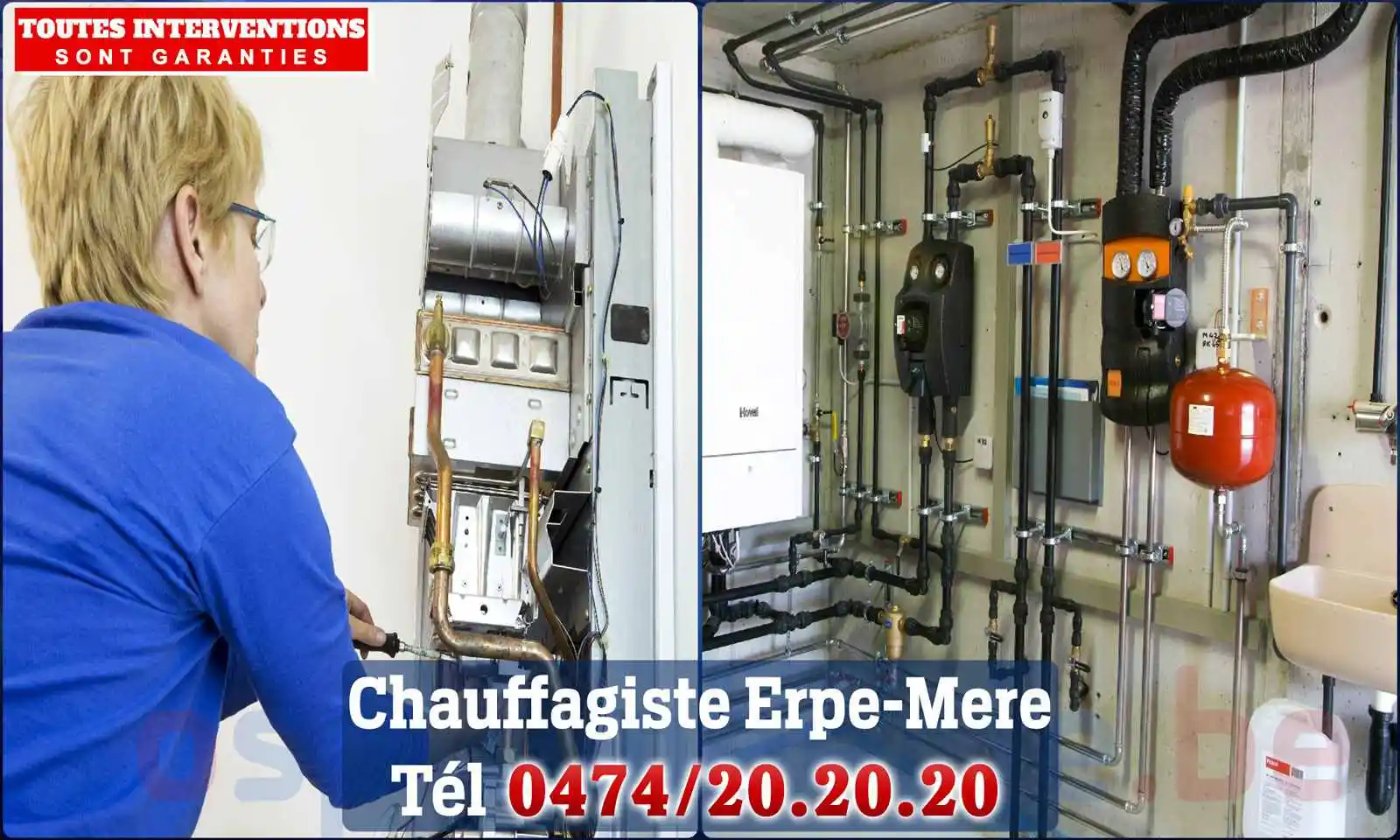Chauffagiste agréé à Erpe-Mere 9420