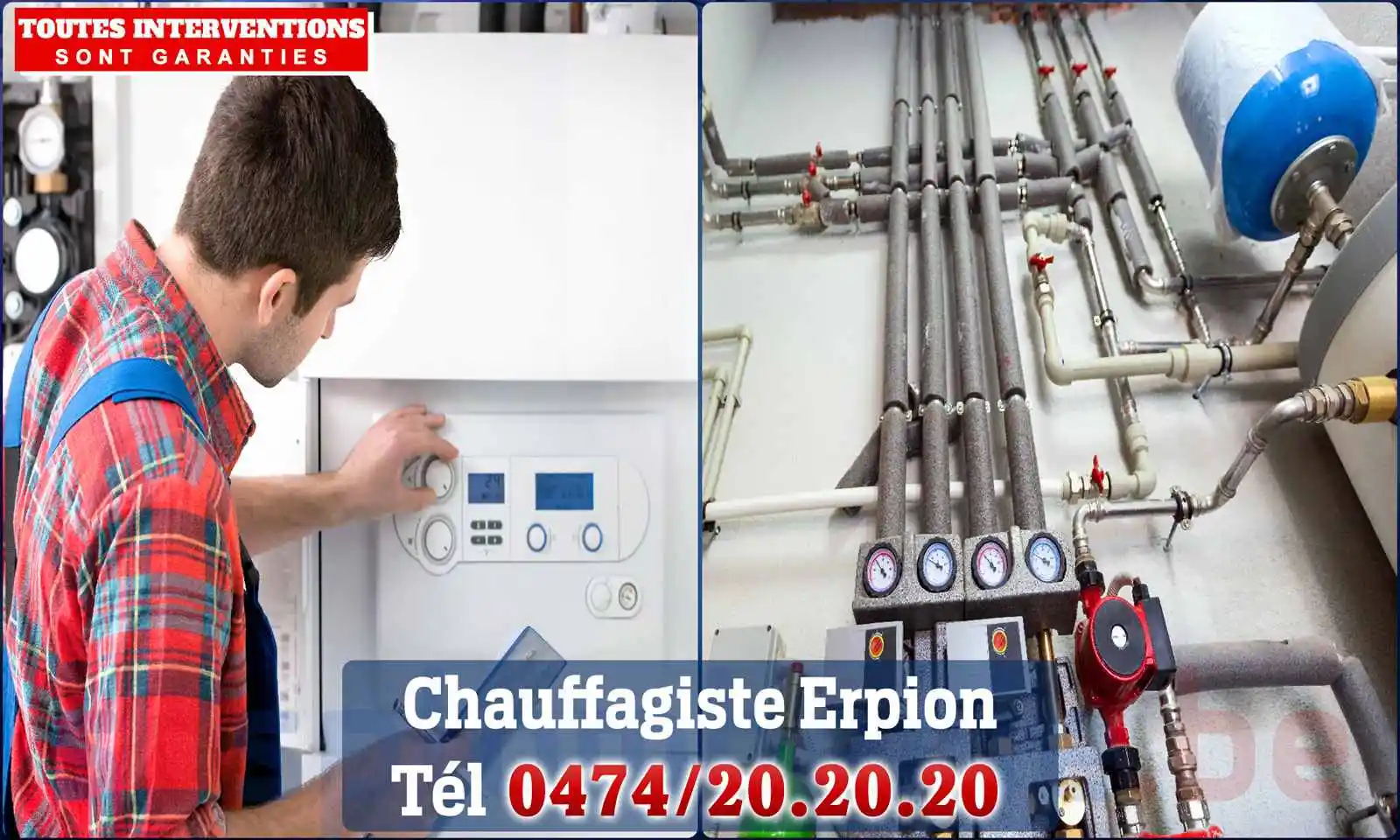 Chauffagiste agréé à Erpion 6441