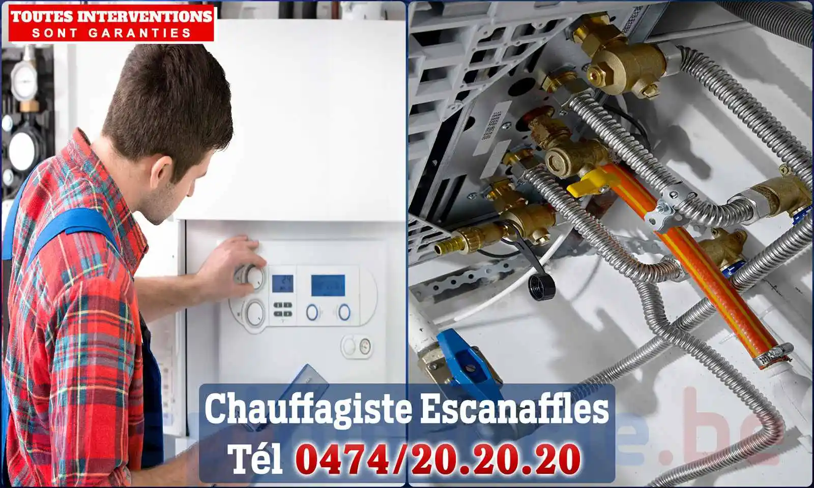 Chauffagiste agréé à Escanaffles 7760
