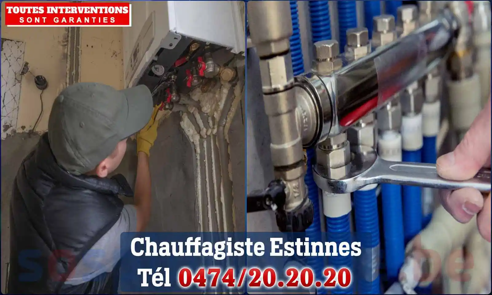 Chauffagiste agréé à Estinnes 7120