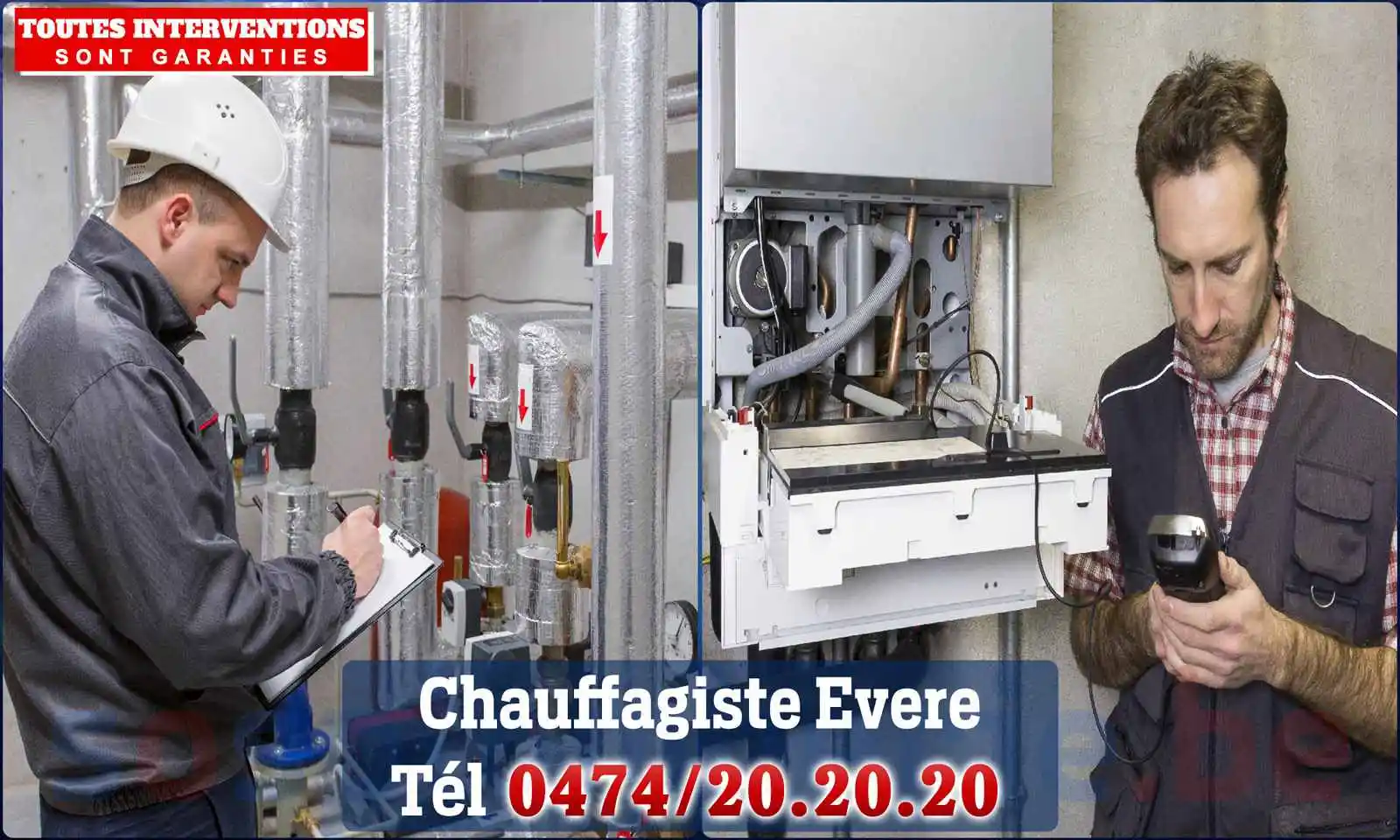 Chauffagiste agréé à Evere 1140