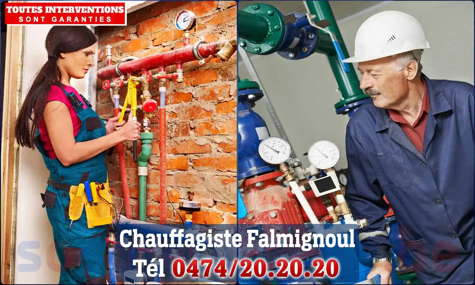 Chauffagiste agréé à Falmignoul 5500