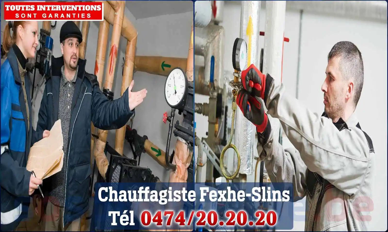 Chauffagiste agréé à Fexhe-Slins 4458