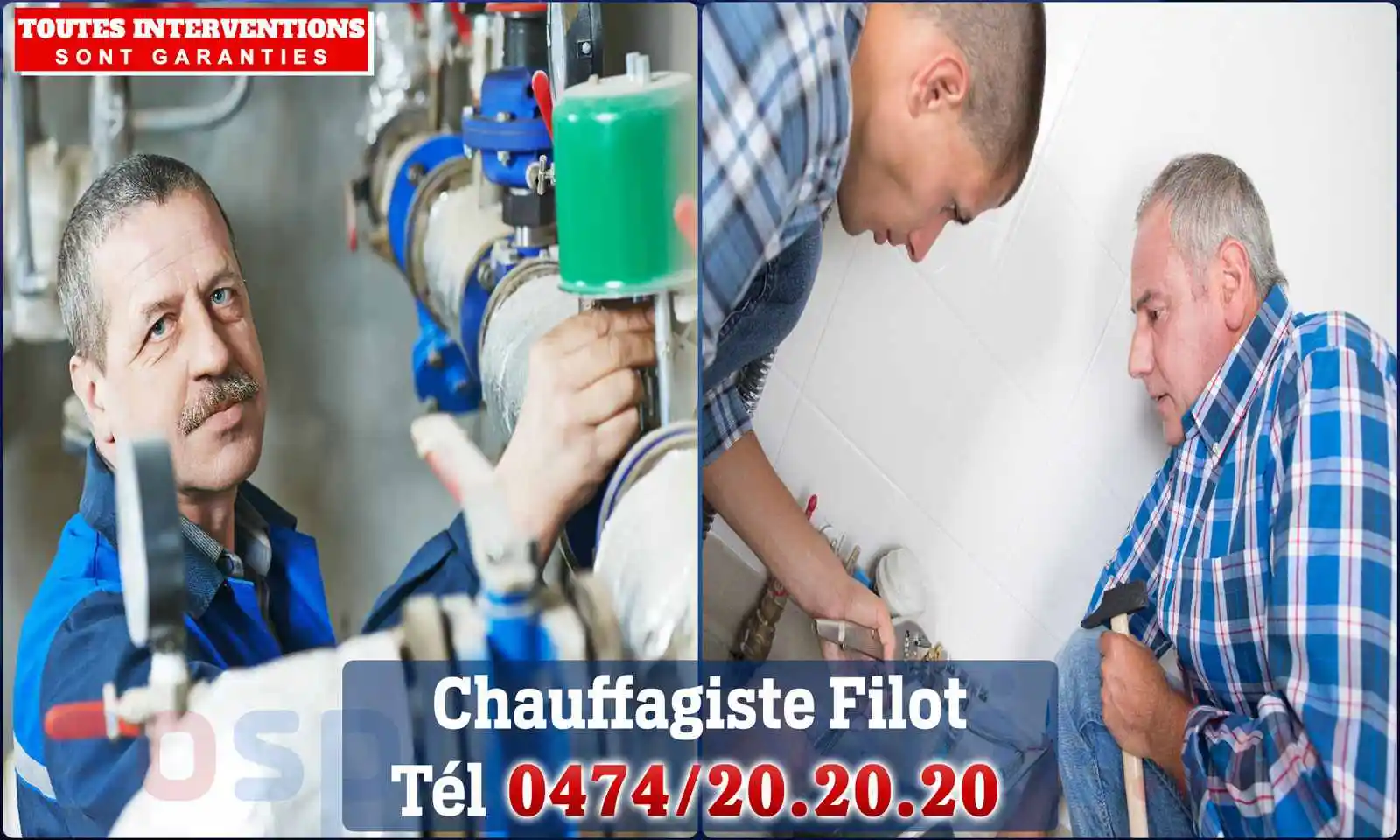 Chauffagiste agréé à Filot 4181