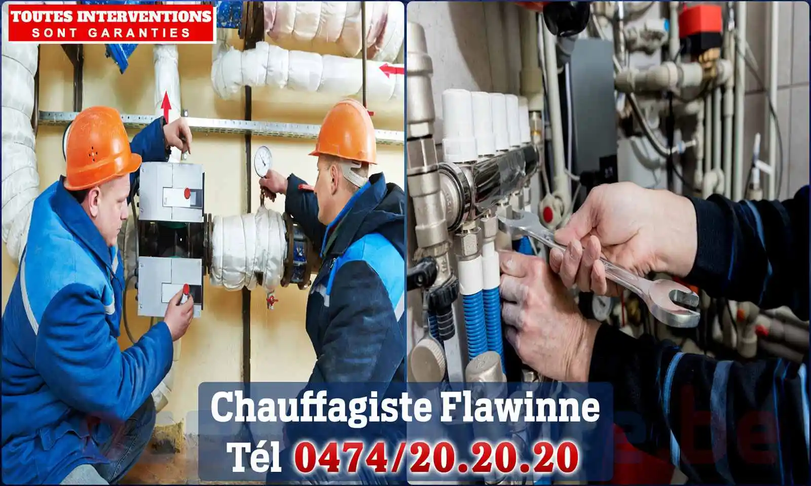 Chauffagiste agréé à Flawinne 5020