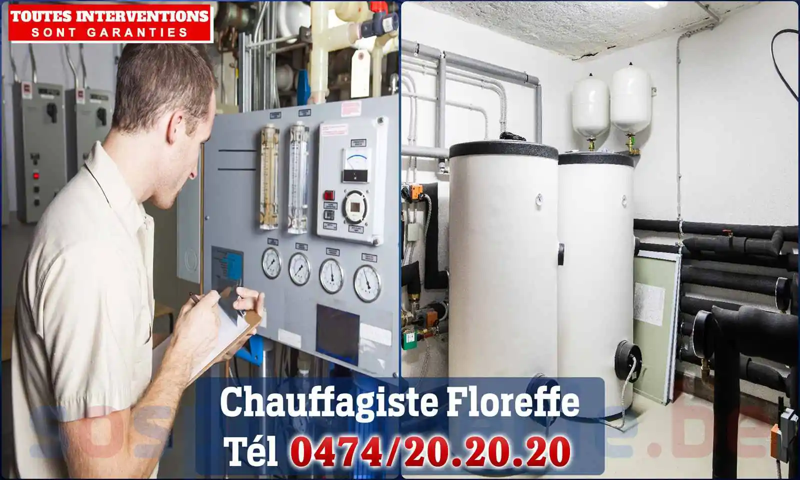 Chauffagiste agréé à Floreffe 5150