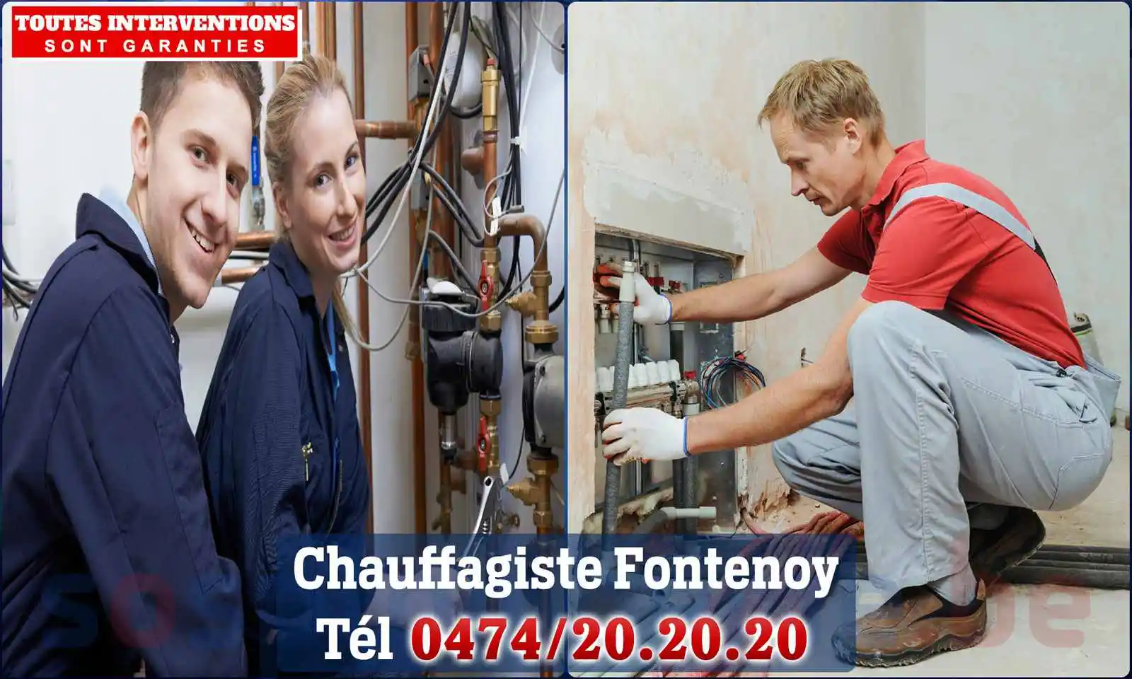 Chauffagiste agréé à Fontenoy 7640
