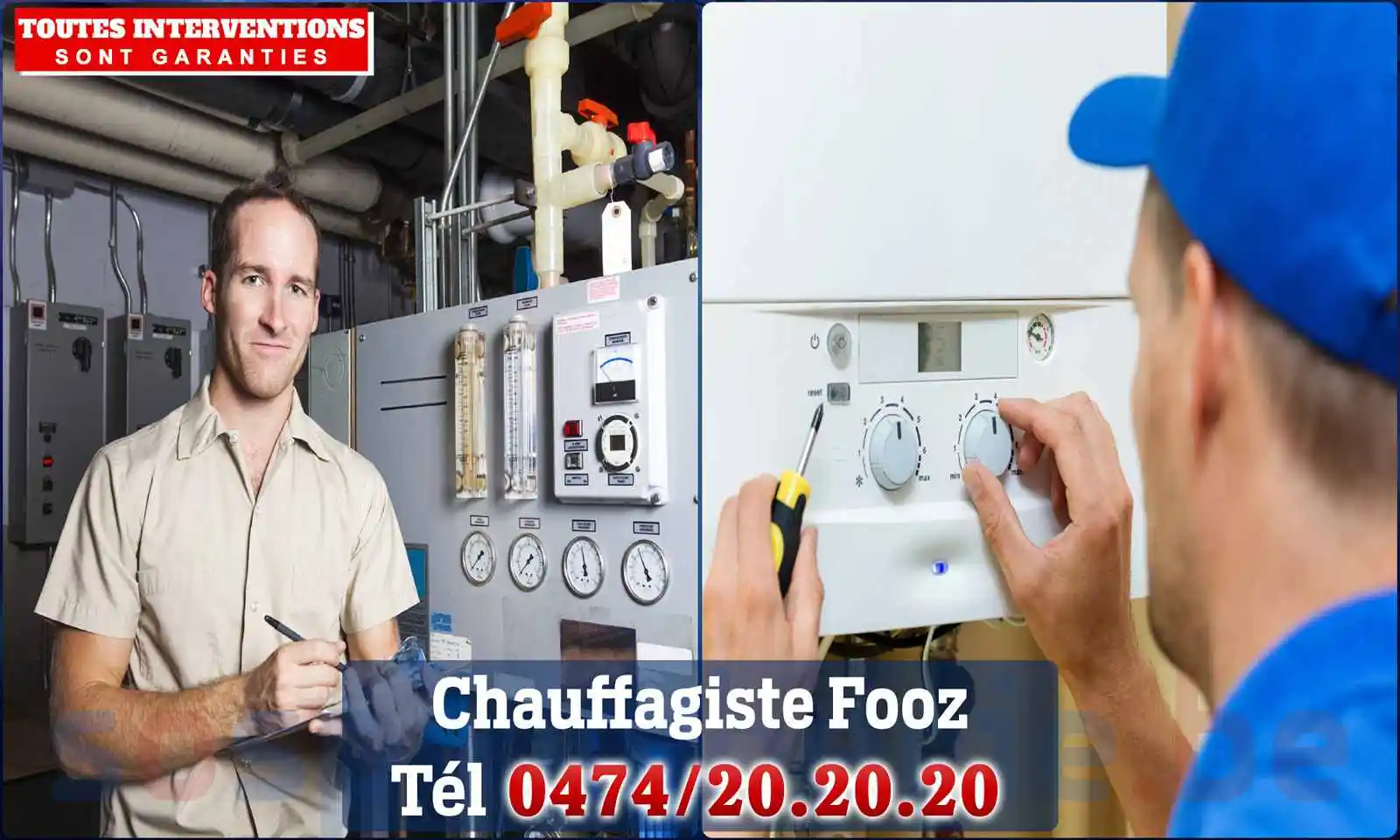 Chauffagiste agréé à Fooz 4340
