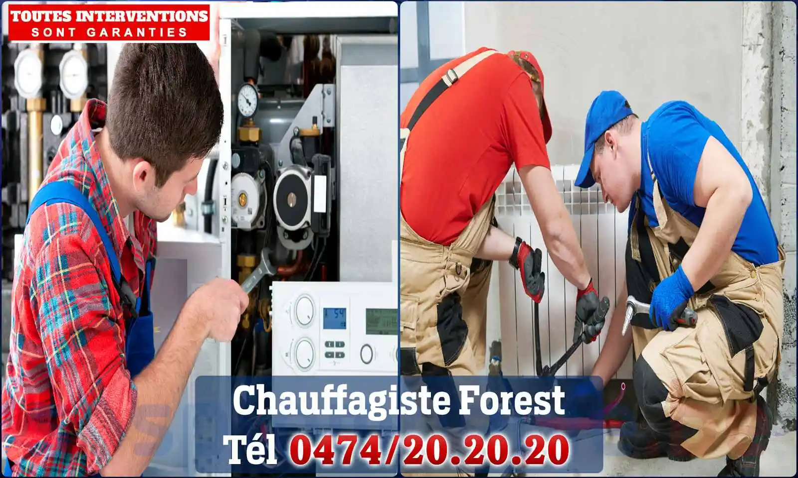 Chauffagiste agréé à Forest 1190