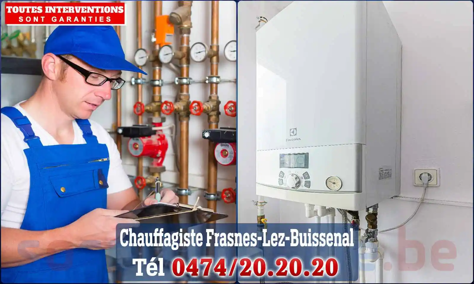 Chauffagiste agréé à Frasnes-lez-Buissenal 7911