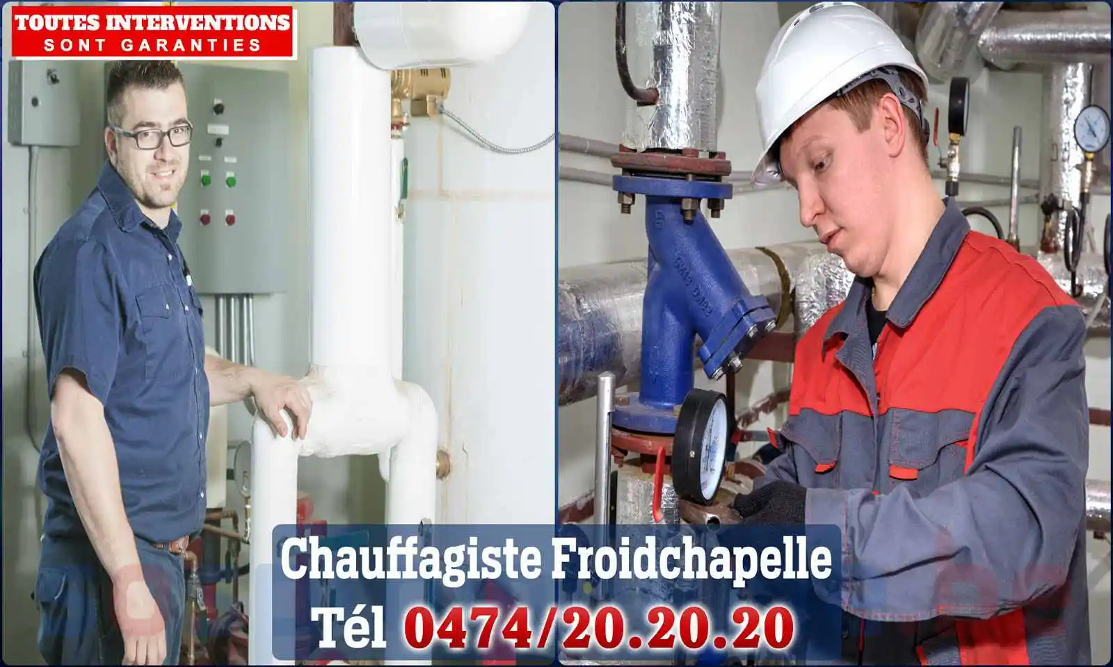 Chauffagiste agréé à Froidchapelle 6440