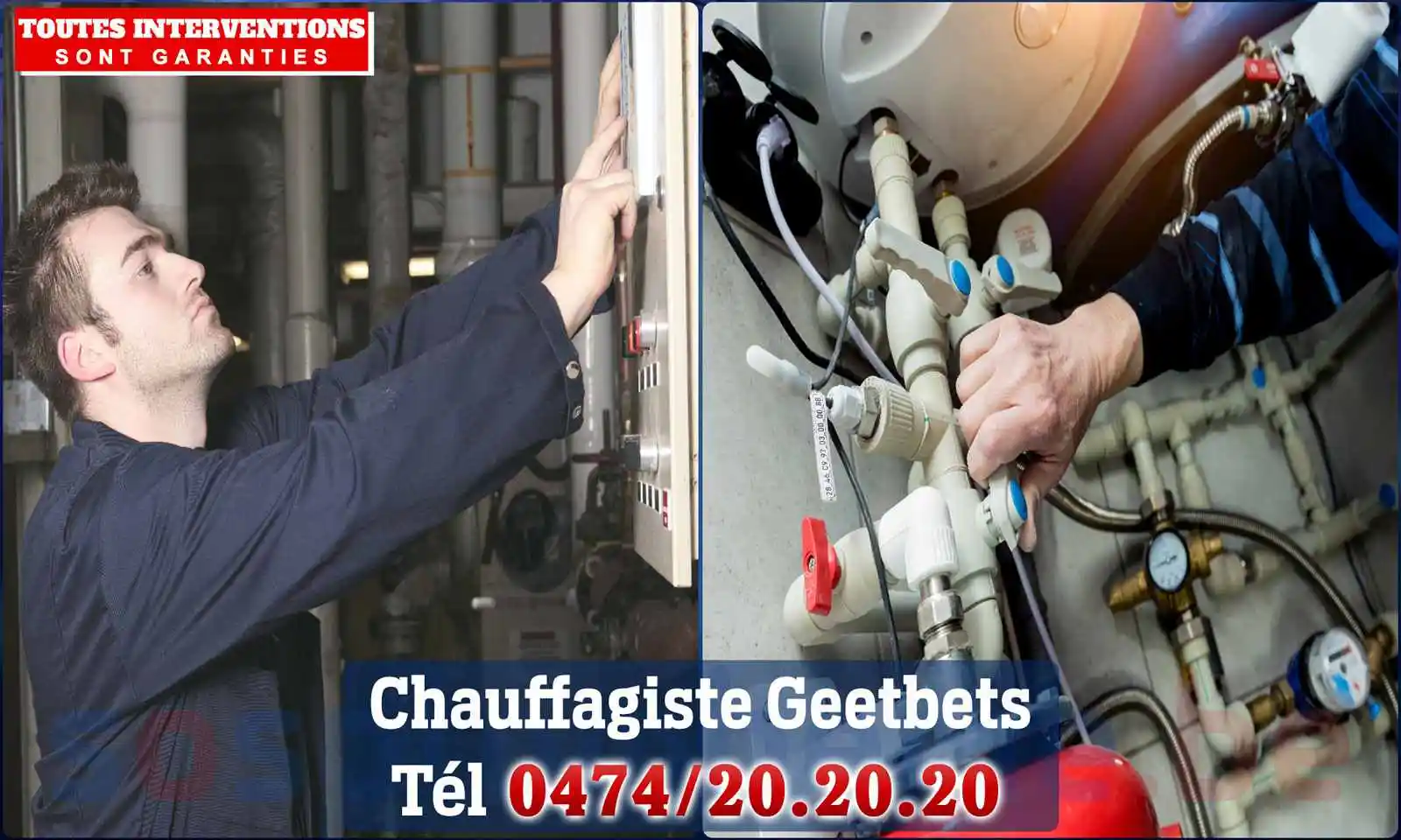 Chauffagiste agréé à Geetbets 3450