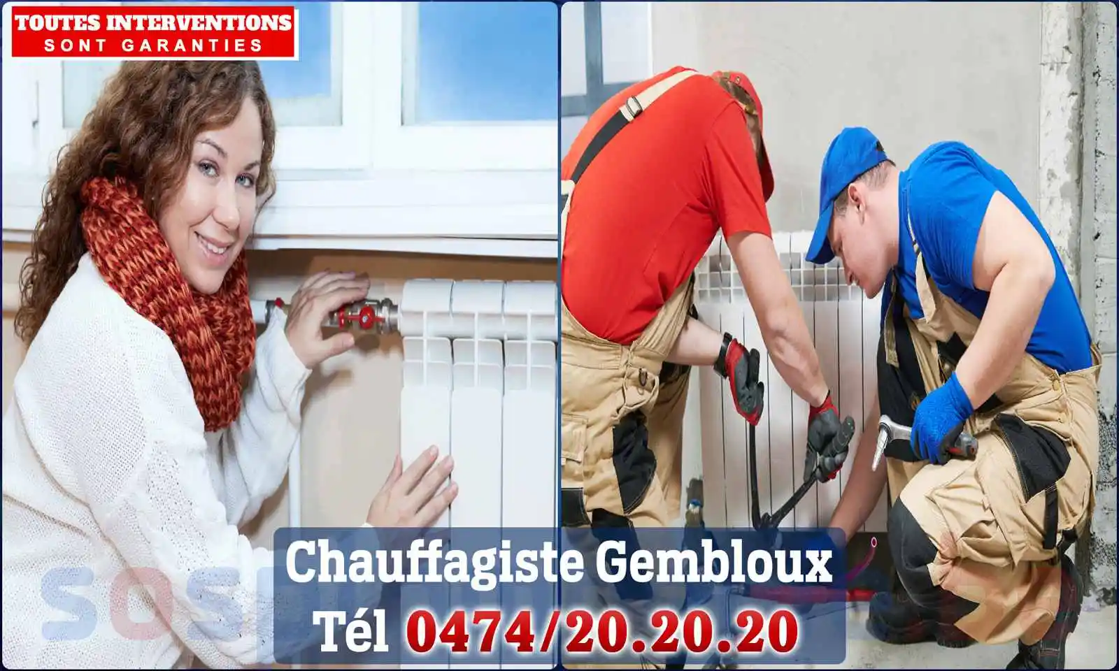 Chauffagiste agréé à Gembloux 5030