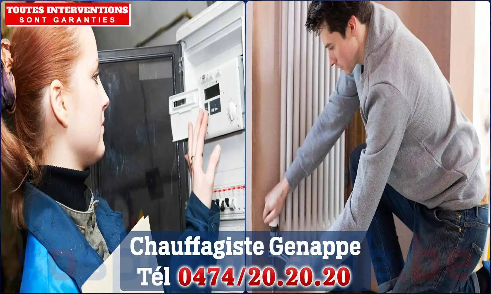 Chauffagiste agréé à Genappe 1470