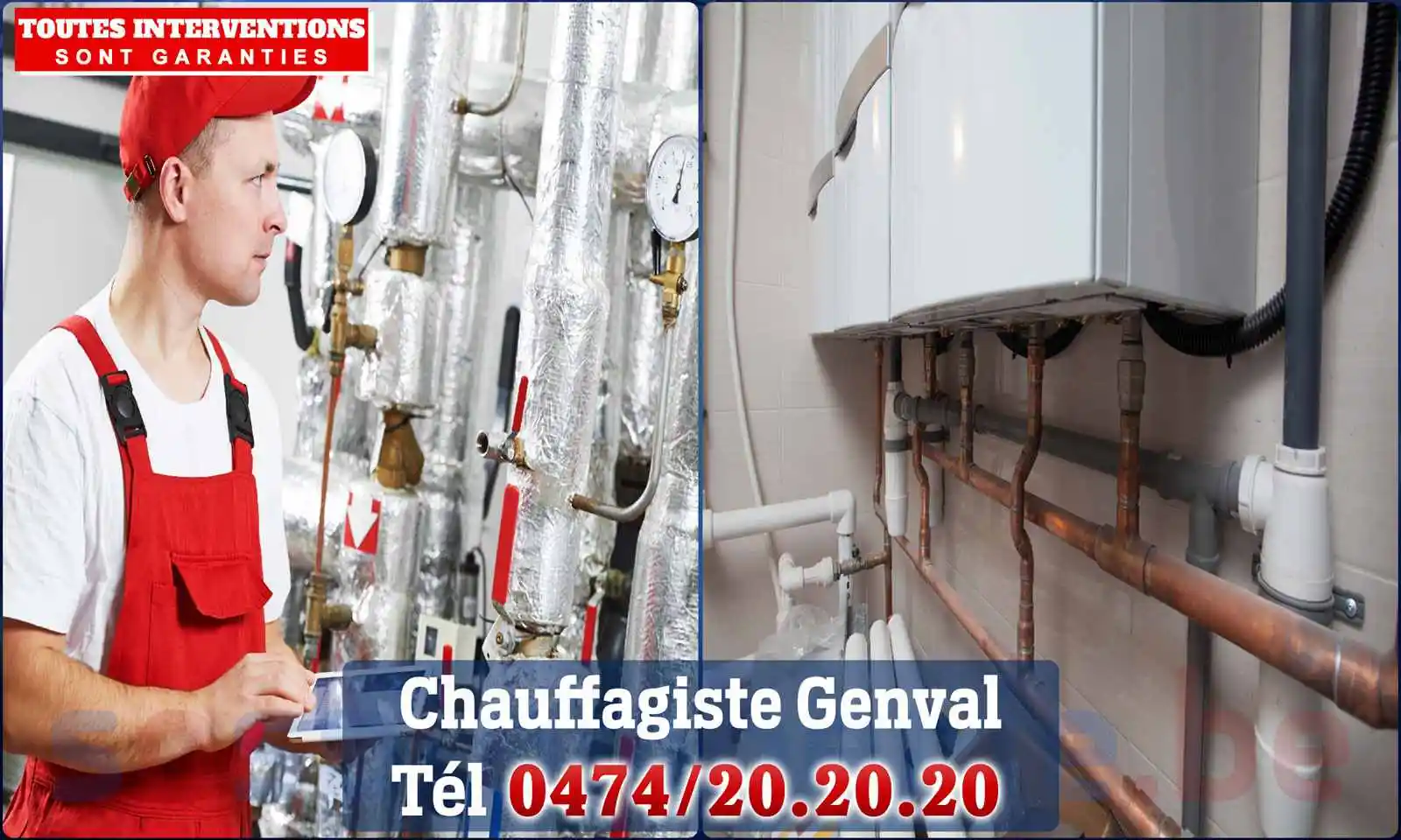 Chauffagiste agréé à Genval 1332