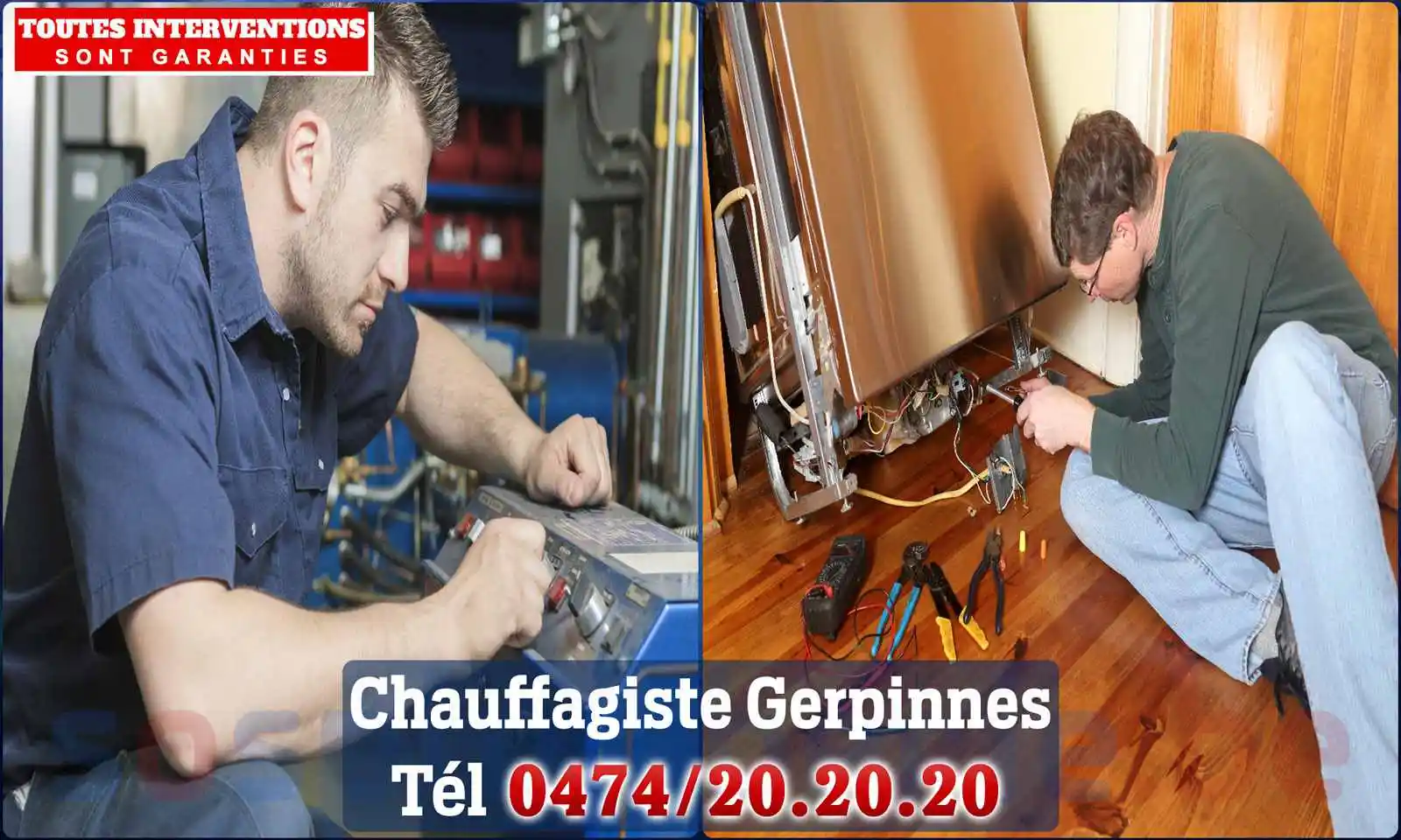 Chauffagiste agréé à Gerpinnes 6280