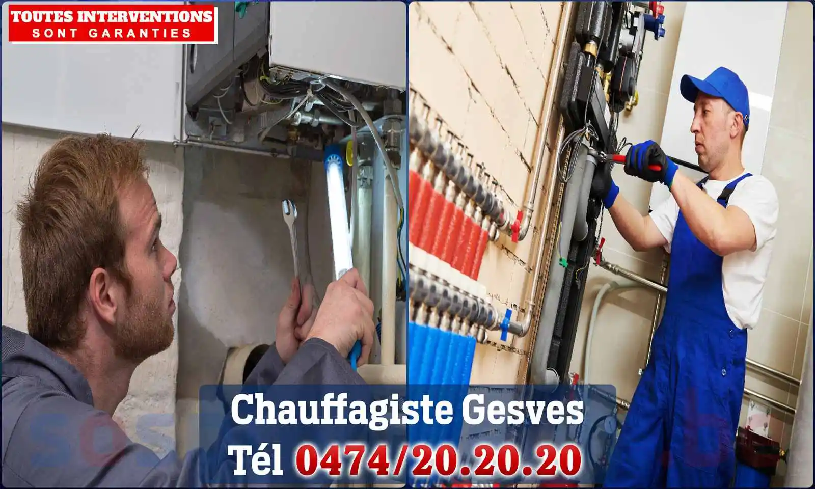 Chauffagiste agréé à Gesves 5340