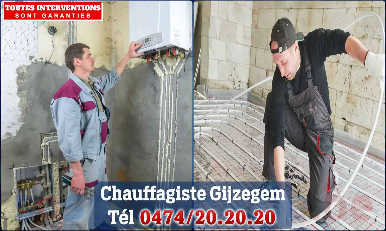 Chauffagiste agréé à Gijzegem 9308