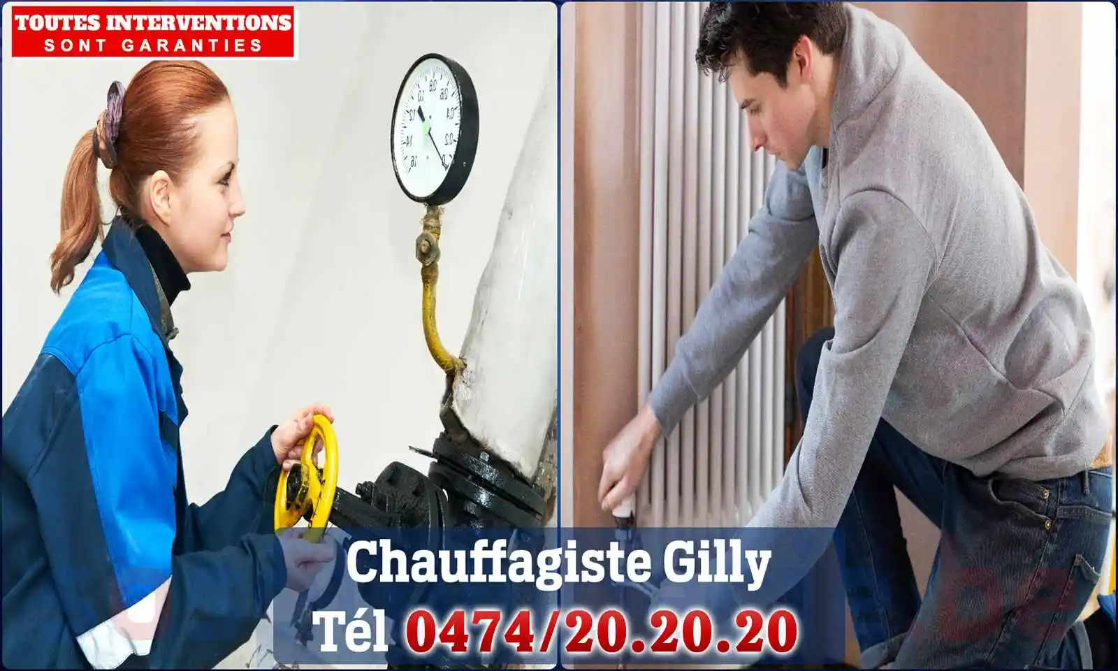 Chauffagiste agréé à Gilly 6060