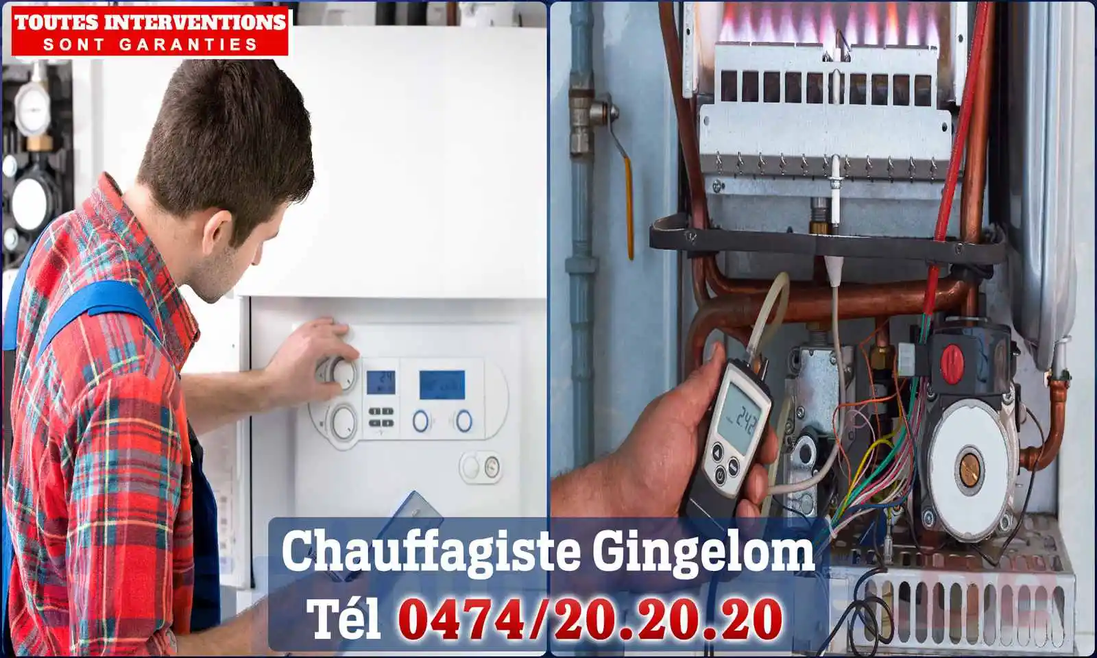 Chauffagiste agréé à Gingelom 3890