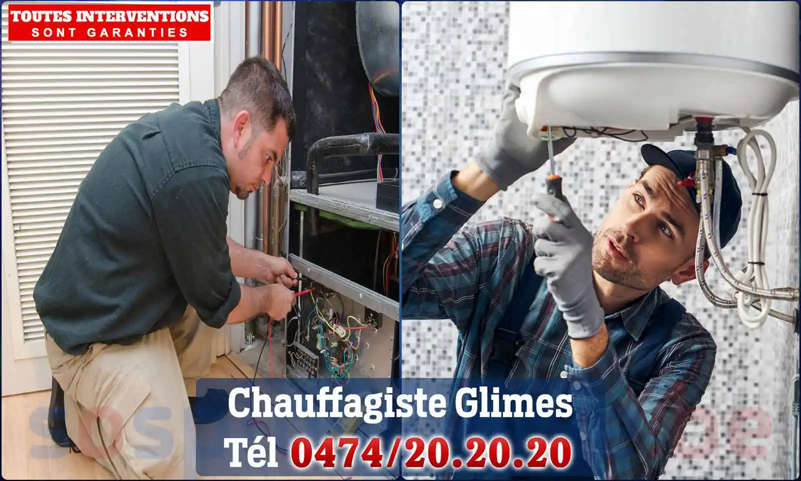 Chauffagiste agréé à Glimes 1315