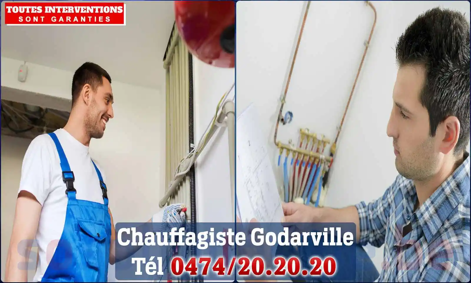 Chauffagiste agréé à Godarville 7160