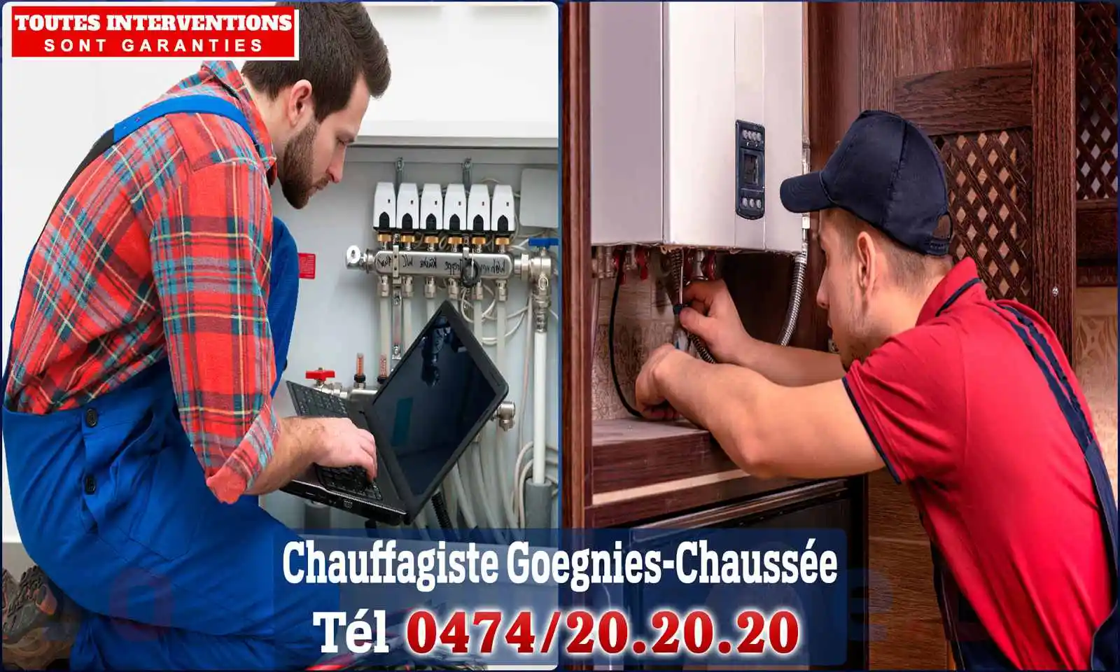 Chauffagiste agréé à Goegnies-Chaussée 7040