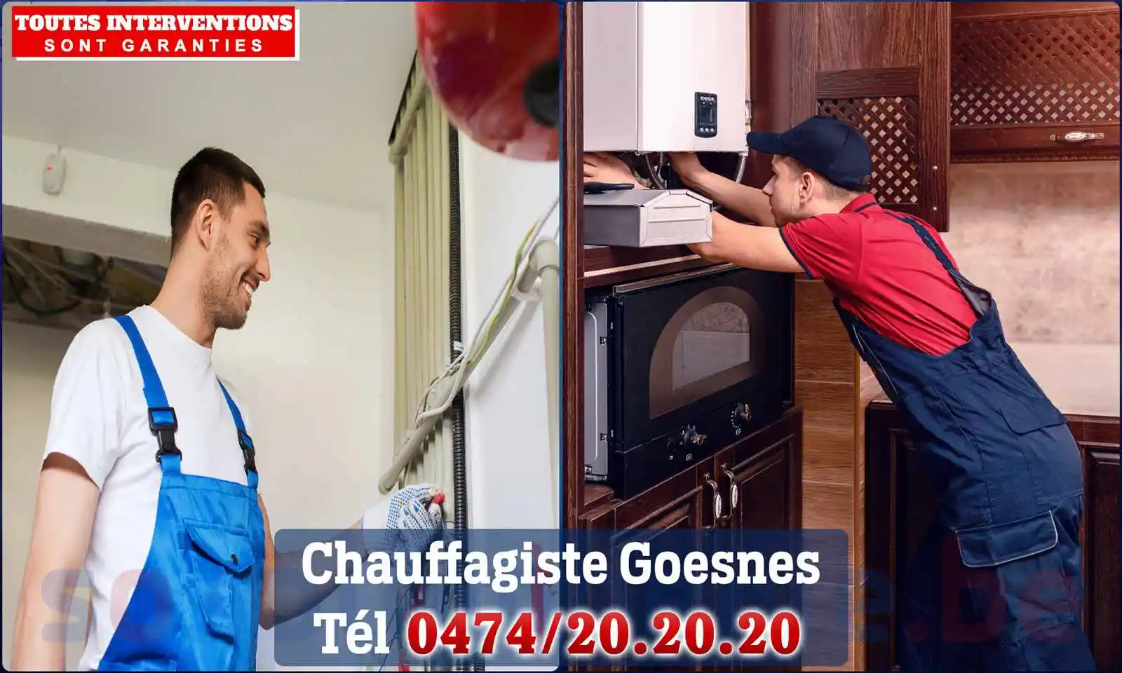 Chauffagiste agréé à Goesnes 5353