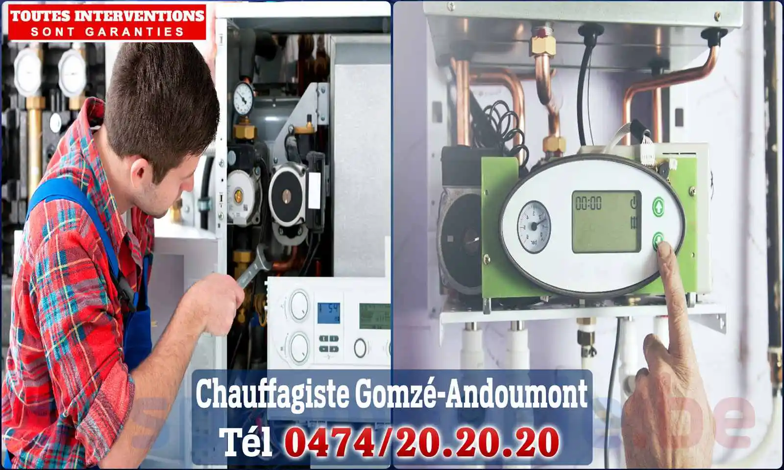 Chauffagiste agréé à Gomzé-Andoumont 4140