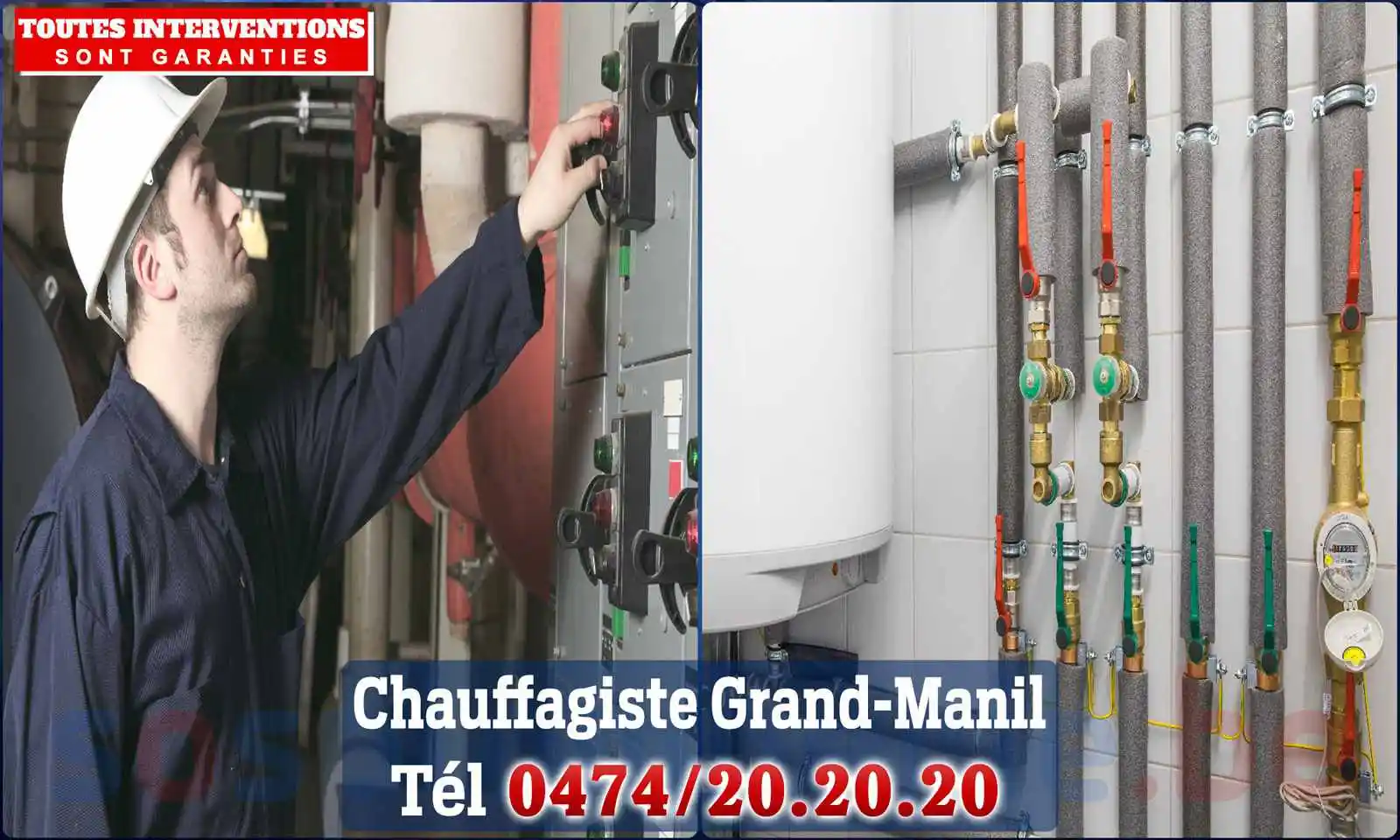 Chauffagiste agréé à Grand-Manil 5030