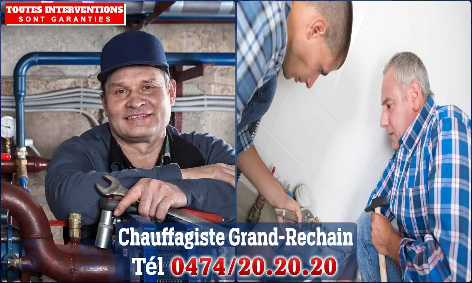 Chauffagiste agréé à Grand-Rechain 4650