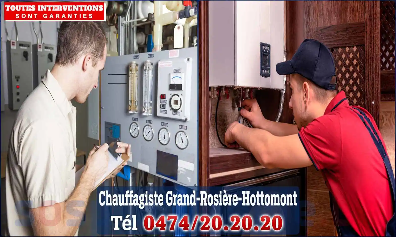 Chauffagiste agréé à Grand-Rosière-Hottomont 1367