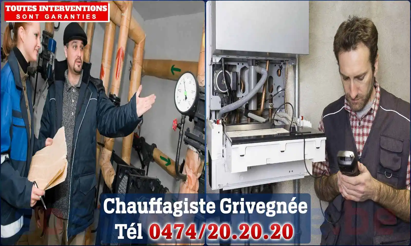 Chauffagiste agréé à Grivegnée 4030