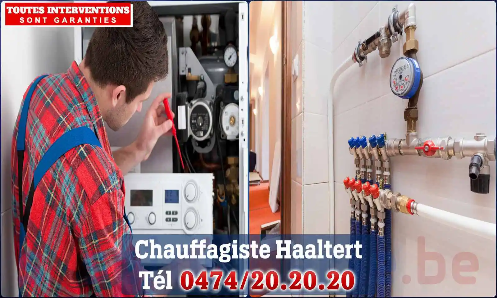Chauffagiste agréé à Haaltert 9450