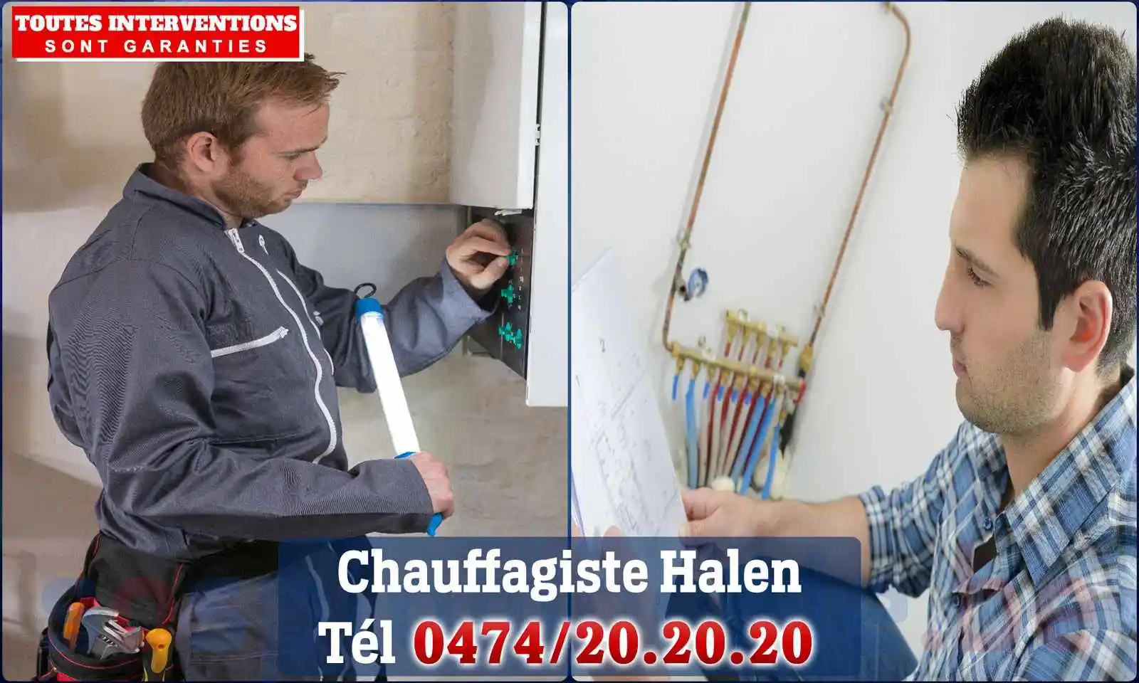 Chauffagiste agréé à Halen 3545