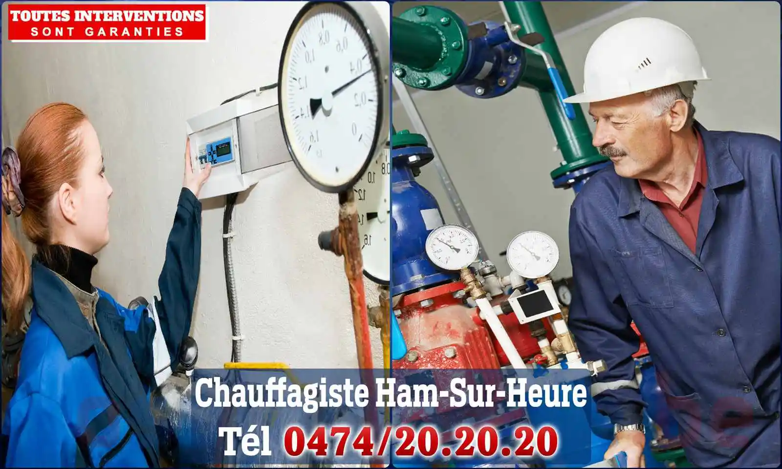 Chauffagiste agréé à Ham-sur-Heure 6120