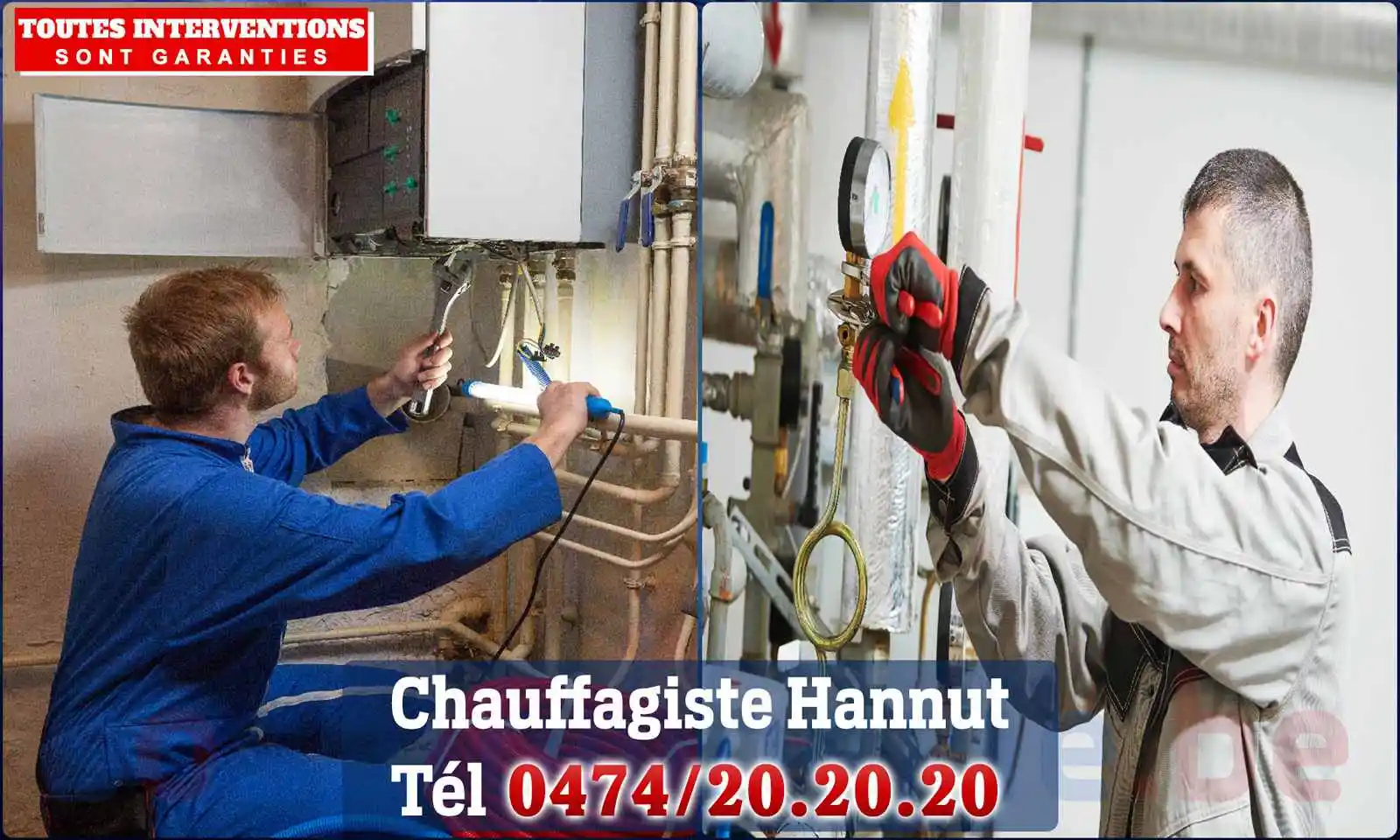 Chauffagiste agréé à Hannut 4280